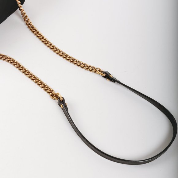 SOLD Gucci Black Velvet Matelassé GG Marmont Mini Bag - Picture 5 of 11